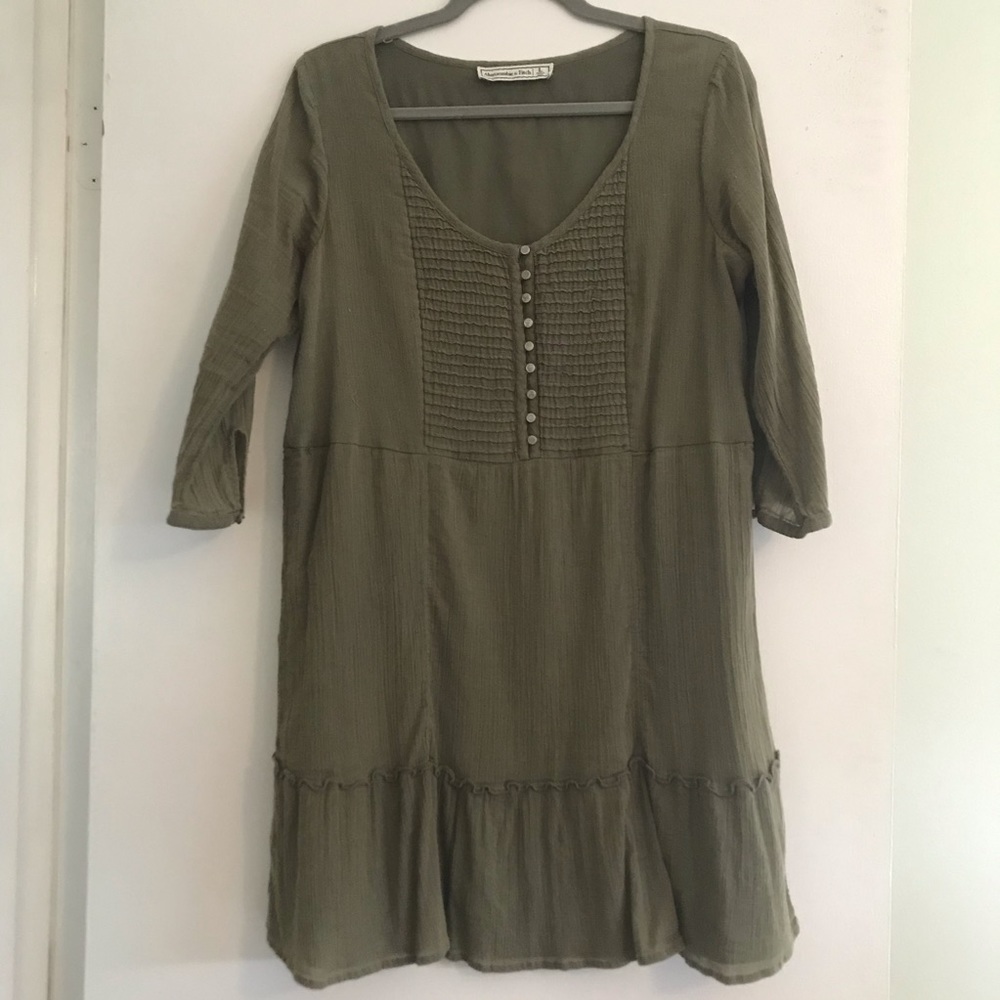 LAST DAY! Abercrombie green dress size L
